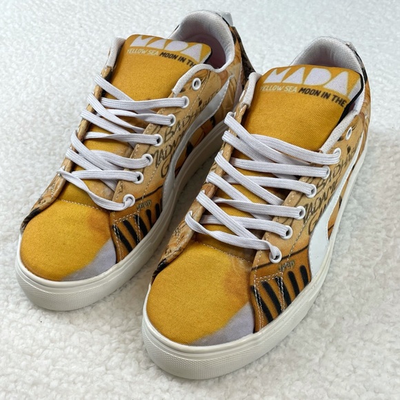(NWT) TOESMITH • Custom Madame Gandhi Bad Habits Lace-Up Sneakers - Picture 12 of 16